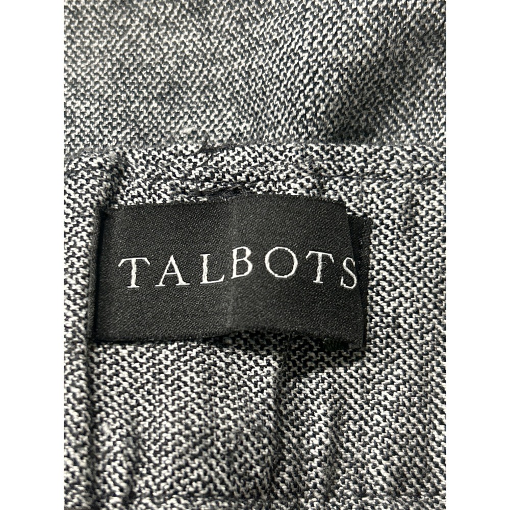 Talbots Bristol Pant Women's Size 6 Linen Blend Gray‎ Cropped Casual Office - Picture 2 of 8